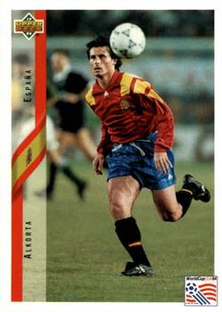 1994 Upper Deck World Cup Contenders French/Dutch #161 Alkorta Front