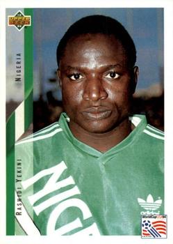1994 Upper Deck World Cup Contenders French/Dutch #164 Rashidi Yekini Front