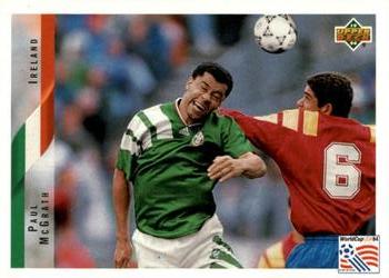 1994 Upper Deck World Cup Contenders French/Dutch #167 Paul McGrath Front