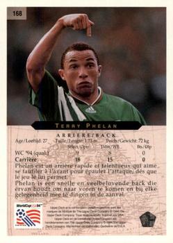 1994 Upper Deck World Cup Contenders French/Dutch #168 Terry Phelan Back