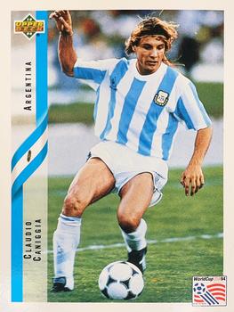 1994 Upper Deck World Cup Contenders French/Dutch #257 Claudio Paul Caniggia Front