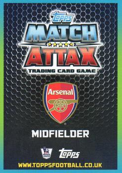 2015-16 Topps Match Attax Premier League #30 Mikel Arteta Back