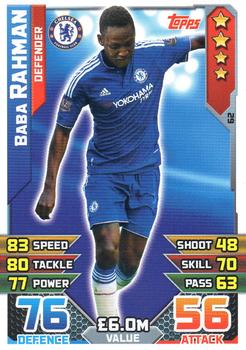 2015-16 Topps Match Attax Premier League #62 Baba Rahman Front