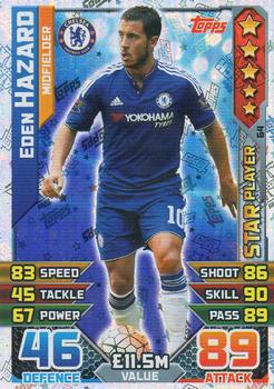 2015-16 Topps Match Attax Premier League #64 Eden Hazard Front