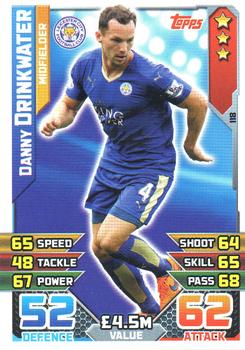 2015-16 Topps Match Attax Premier League #118 Danny Drinkwater Front