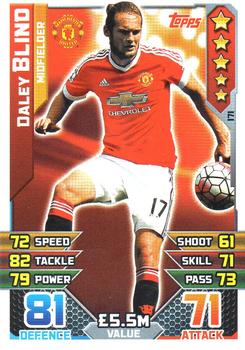 2015-16 Topps Match Attax Premier League #171 Daley Blind Front