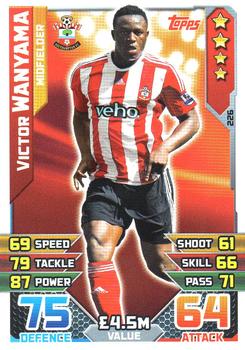 2015-16 Topps Match Attax Premier League #226 Victor Wanyama Front