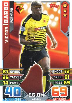 2015-16 Topps Match Attax Premier League #323 Victor Ibarbo Front