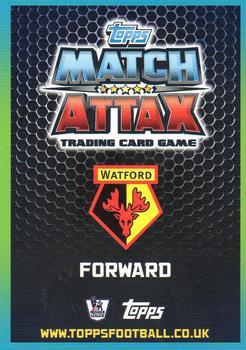 2015-16 Topps Match Attax Premier League #324 Troy Deeney Back