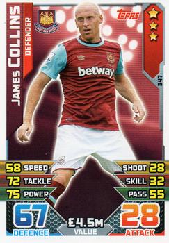 2015-16 Topps Match Attax Premier League #347 James Collins Front