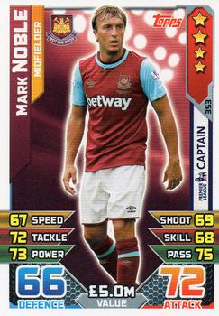 2015-16 Topps Match Attax Premier League #353 Mark Noble Front