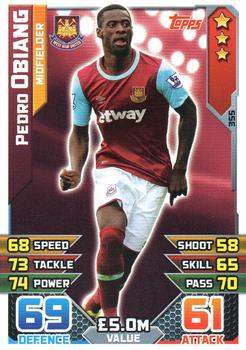 2015-16 Topps Match Attax Premier League #355 Pedro Obiang Front