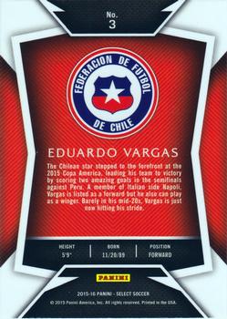 2015-16 Panini Select #3 Eduardo Vargas Back