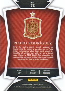 2015-16 Panini Select #72 Pedro Rodriguez Back