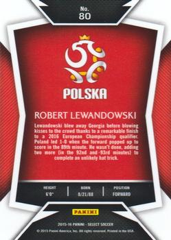 2015-16 Panini Select #80 Robert Lewandowski Back