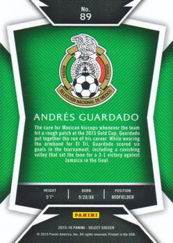 2015-16 Panini Select #89 Andres Guardado Back