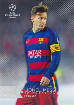 2015-16 Topps UEFA Champions League Showcase #1 Lionel Messi Front