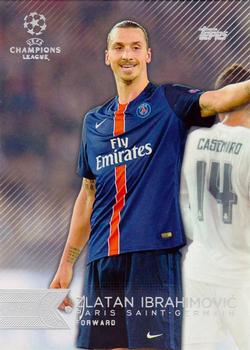 2015-16 Topps UEFA Champions League Showcase #2 Zlatan Ibrahimovic Front