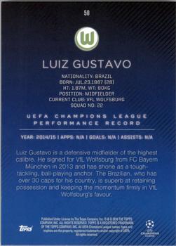 2015-16 Topps UEFA Champions League Showcase #50 Luiz Gustavo Back