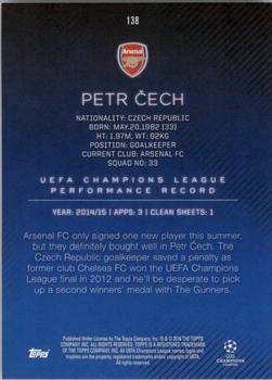 2015-16 Topps UEFA Champions League Showcase #138 Petr Cech Back