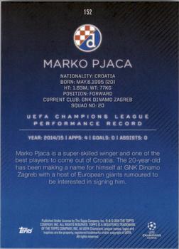 2015-16 Topps UEFA Champions League Showcase #152 Marko Pjaca Back