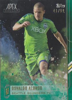 2015 Topps Apex MLS - Green #33 Osvaldo Alonso Front