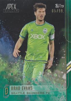 2015 Topps Apex MLS - Green #58 Brad Evans Front