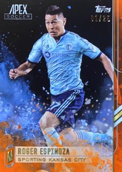 2015 Topps Apex MLS - Orange #97 Roger Espinoza Front