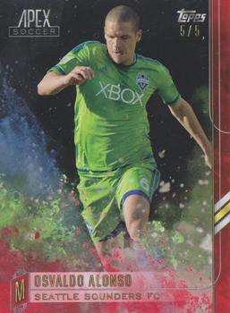 2015 Topps Apex MLS - Red #33 Osvaldo Alonso Front