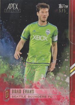 2015 Topps Apex MLS - Red #58 Brad Evans Front