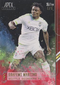 2015 Topps Apex MLS - Red #74 Obafemi Martins Front