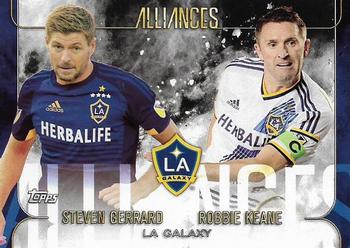 2015 Topps Apex MLS - Alliances #A-7 Robbie Keane / Steven Gerrard Front