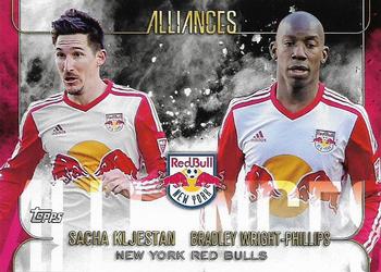 2015 Topps Apex MLS - Alliances #A-8 Sacha Kljestan / Bradley Wright-Phillips Front