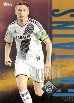 2015 Topps Apex MLS - Captains Gold #C-1 Robbie Keane Front