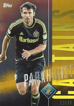 2015 Topps Apex MLS - Captains Gold #C-4 Michael Parkhurst Front