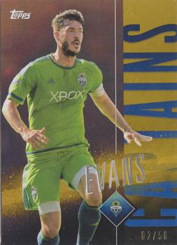 2015 Topps Apex MLS - Captains Gold #C-17 Brad Evans Front