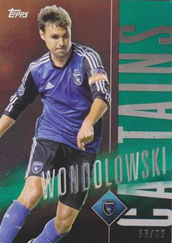 2015 Topps Apex MLS - Captains Green #C-16 Chris Wondolowski Front