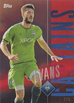 2015 Topps Apex MLS - Captains Red #C-17 Brad Evans Front