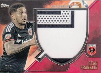 2015 Topps Apex MLS - Crest Jumbo Relics Red #CJR-SF Sean Franklin Front