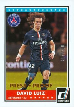 2015 Donruss - Bronze Press Proof #55 David Luiz Front