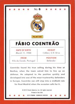 2015 Donruss - Bronze Press Proof #6 Fabio Coentrao Back
