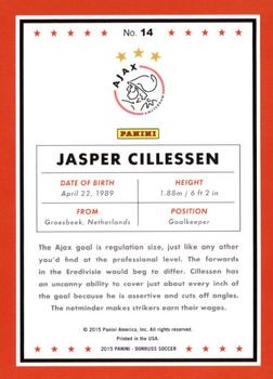 2015 Donruss - Bronze Press Proof #14 Jasper Cillessen Back