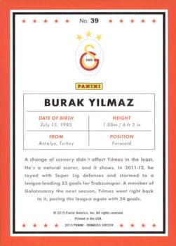 2015 Donruss - Bronze Press Proof #39 Burak Yilmaz Back