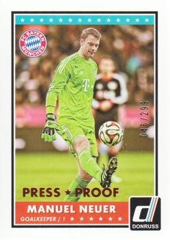 2015 Donruss - Bronze Press Proof #40 Manuel Neuer Front