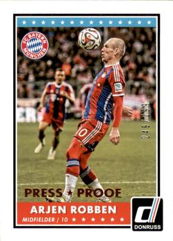 2015 Donruss - Bronze Press Proof #43 Arjen Robben Front