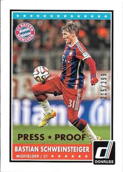 2015 Donruss - Bronze Press Proof #45 Bastian Schweinsteiger Front