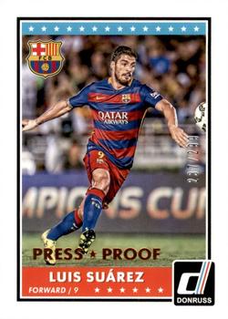 2015 Donruss - Bronze Press Proof #70 Luis Suarez Front