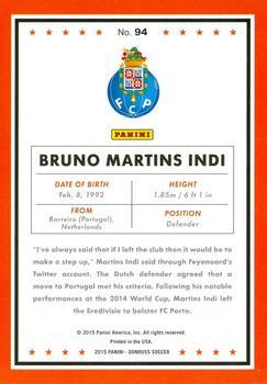 2015 Donruss - Bronze Press Proof #94 Bruno Martins Indi Back