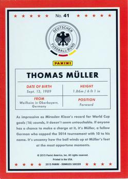2015 Donruss - Bronze Press Proof #41 Thomas Muller Back