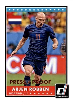2015 Donruss - Bronze Press Proof #43 Arjen Robben Front